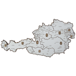 Österreich Bierlandkarte Tasting in Weiss Dekor