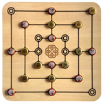 Mühle für Bierkapseln magnetisch zum Aufhängen in Ahorn Dekor